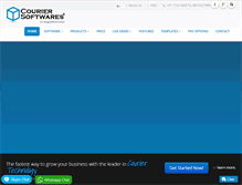 Tablet Screenshot of couriersoftwares.com